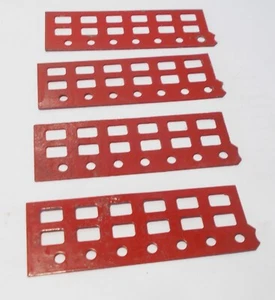 4 x Meccano Windmill Sail,  repainted red (part 61) - Picture 1 of 1