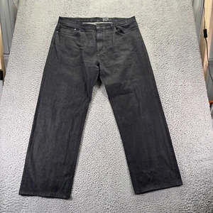 Sean John Jeans Mens 40x34 Black Dark Wash Cotton Blend Garvey Original Denim - Picture 1 of 11