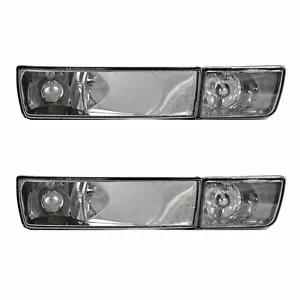 Clignotants avant + phares antibrouillard verre transparent GAUCHE DROITE pour VW Golf 3 III / Vento - Photo 1/2