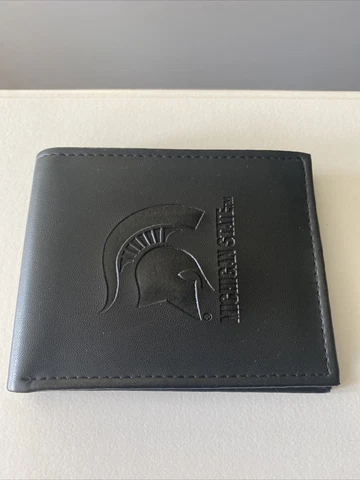 Michigan State Genuine Leather Wallet Cover
