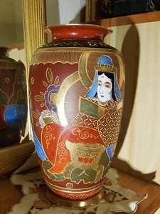 Antik Vase  Satsuma Japans 2 Stück - Bild 1 von 8