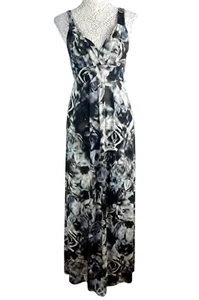 Stella Rose Print Maxi Dress Padded Summer Women’s UK Size L (12-14) - Picture 1 of 8