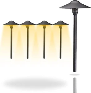 Kichler Landscape 15310AZT - 21" LED Domed Bronze Path Light (4 Pack) - Picture 1 of 5