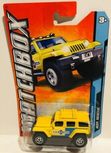 MATCHBOX JEEP Rescue MBX Beach 2011 Yellow New Sealed - Picture 1 of 3
