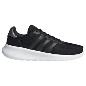Adidas Womens Lite Racer 3.0 Black/ White Athletic Running Shoes - Picture 1 of 9