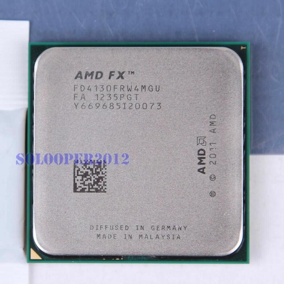 AMD FX-Series FX-4130 3.8 GHz FD4130FRW4MGU Socket AM3+ CPU 125W Processor - Image 1 of 1