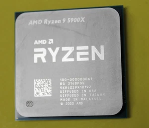 AMD Ryzen 9 5900X Prozessor CPU 3,7 GHZ Boost 4,8 GHz 12 Kerne AM4 100-000000061 - Bild 1 von 1