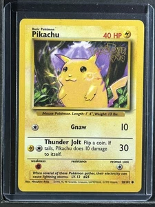 Pikachu #058/102 PokeTour 1999 Promo 250001 - Picture 1 of 2