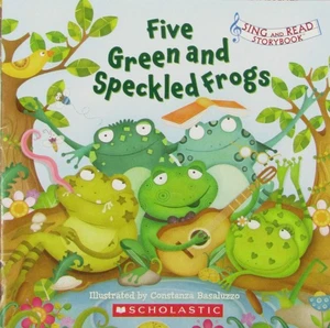 Five Green and Speckled Frogs Paperback. Preschool, Kindergarten, Home School - Picture 1 of 5