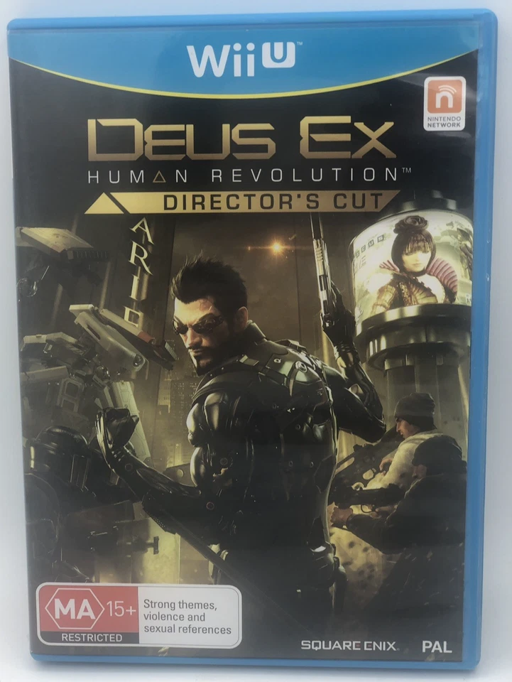Deus Ex: Human Revolution Director’s Cut Wii U PAL AUS PEGI 18+ / MA15+   - Image 1 of 4