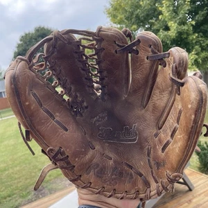 Guanto da baseball in pelle Rawlings Sandlot SL12XTC Trap-EZE 12 pollici RHT pronto per il gioco - Foto 1 di 15