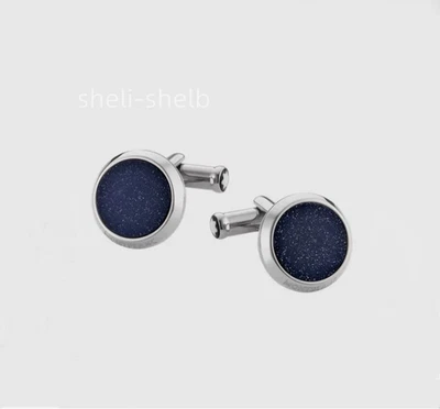 Montblanc Cufflinks Stainless Steel Blue Starry Sky Design No box Men - Image 1 of 4