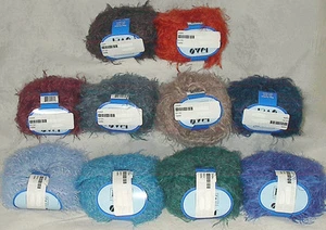 Filati FF Over Italian Bulky Fuzzy Mohair Wool Blend Yarn Color Choice Loom Knit - Picture 1 of 9