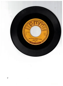 Johnny Cash Country Rock 45 (SUN 283) Ballad Of A Teenage Teen/Big River - Picture 1 of 2
