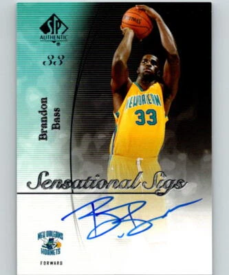 (HCW) 2005-06 SP Authentic Sensational Sigs Brandon Bass NBA MINT Auto 07526 - Image 1 of 3