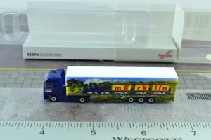 Herpa Marklin 2004 Mercedes Actros Tractor Trailer Truck 1:220 Z Scale - Picture 1 of 3