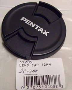 Pentax (Genuine)  31705 Front Lens Cap 72mm . NEW ! - Picture 1 of 1