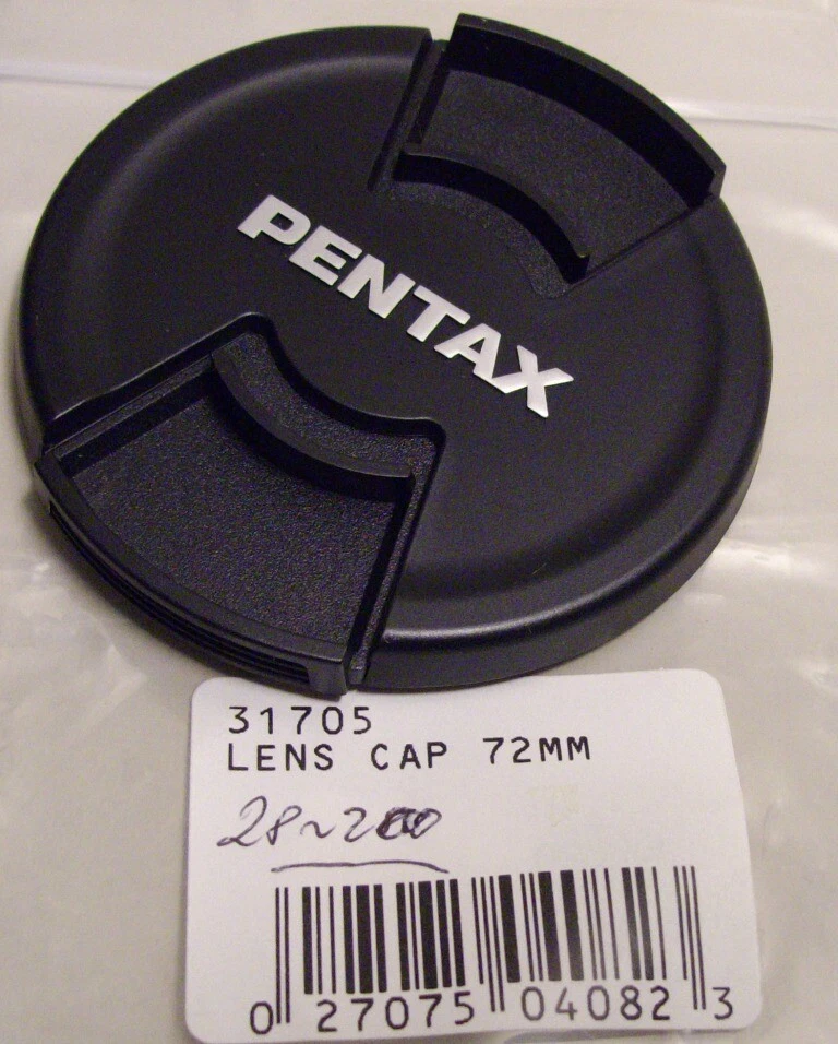 Pentax (Genuine)  31705 Front Lens Cap 72mm . NEW ! - Image 1 of 1