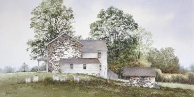 Bee Boxes, Ray Hendershot, Wall Home Decor Art Print Poster 11" x 14"  1364 - Image 1 of 2