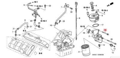 Filtro de aceite HONDA ACURA GENUINO OEM NSX perno de brida (8X65) ☆ 90042-PR7-A00 ☆ Foto 1 de 4