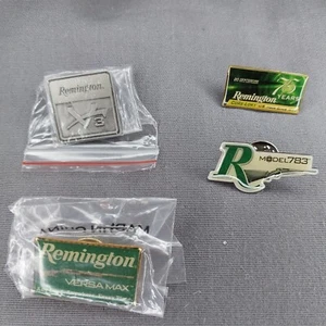 Remington Firearms 783 V3 VersaMax 75 Yrs Hat Vest Lapel Jacket Pin Lot of 4 NEW - Picture 1 of 2