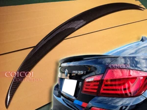 Carbon BMW 2011~2016 F10 5er Sedan performance type trunk spoiler M5 535i 528i ◎ - Picture 1 of 6