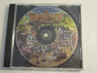 Majesty: The Fantasy Kingdom Sim Medieval Simulation PC CD-ROM  (Hasbro 2000) - Image 1 of 2