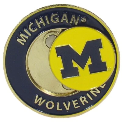 SISKIYOU Michigan Wolverines 1.75" Diameter Team Logo Coin Golf Ball Marker NCAA Licensed