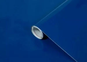2m X 67.5cm DARK GLOSSY BLUE SELF ADHESIVE STICKY BACK PLASTIC VINYL FILM DC-FIX - Picture 1 of 3