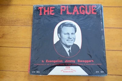 JIMMY SWAGGART "THE PLAGUE" LP 12" VINYL XIAN SERMON SERIES [15] - Image 1 of 4