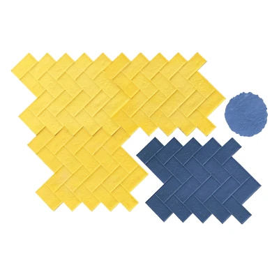 Olde Town Herringbone | Набор бетонных штампов с кирпичным узором от Walttools (11 шт.) - Изображение 1 из 4