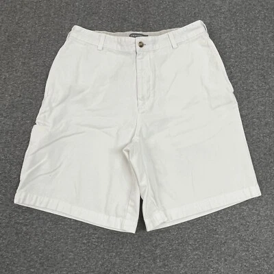 Pantalones cortos Saddlebred para mujer 32 (28x8) sarga blanca 100 % algodón Foto 1 de 4