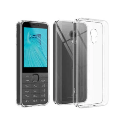 SDTEK Coque pour Nokia 235 4G 2024 Silicone Case Cover TRANSPARENTE Clear