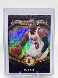 2008-09 Topps Treasury #33 Dwyane Wade Bronze Refractor Miami Heat HOF /999 NM