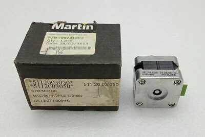 Martin 05701602 Step Motor 17PM -K004-O9V MAC 700 Profile T-12606-01(Lot of 2pc) - Image 1 of 4