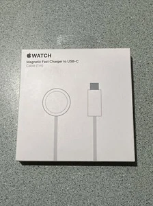 Apple MLWJ3AM/A Watch Magnetisches Schnellladegerät auf USB Typ-C Kabel (1m) - Weiß - Bild 1 von 2