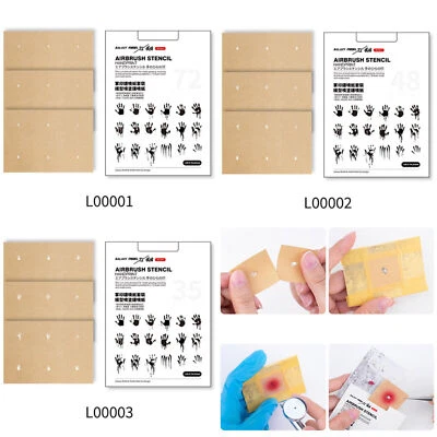 MARKLON 1/72 1/35 1/48 Maßstabsmodell Handprint Leakage Spray Stencil Template Tools