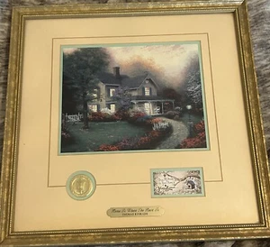 Thomas Kinkade framed painting - With COA - Picture 1 of 5