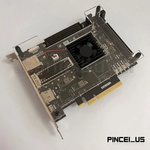 Carte de développement FPGA KU5P XCKU5P FMC HPC QSFP28 100G port optique PCIE3.0 - Photo 1/7