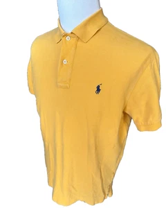 Polo Ralph Lauren 100% cotone giallo uomo polo media - Foto 1 di 5