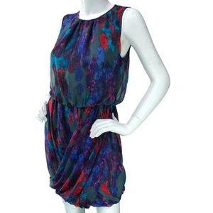 Tibi Womens Size 2 Genevieve Draped Dress Silk NEW Olivia Palmero Ariel Winter - Picture 1 of 18