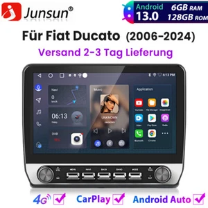 10.1'' Carplay Android 14.0 Autoradio GPS NAVI 6+128GB Für Fiat Ducato 2006-2024 - Bild 1 von 22
