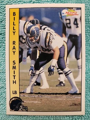1992 PACIFIC BILLY RAY SMITH #598 SAN DIEGO CHARGERS  - Image 1 of 4