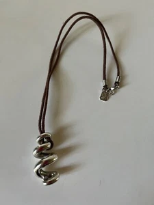 New  Robert Lee Morris Silver Plate Perriwinkle  Pendant - Picture 1 of 5