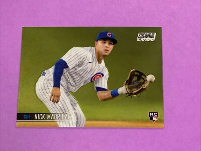 2021 Topps Stadium Club Chrome Nick Madrigal Rookie #59 Chicago Cubs RC (Z) - Image 1 of 2