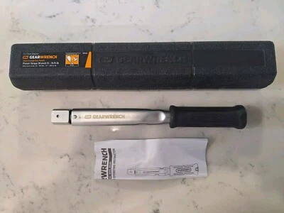 Gearwrench 9mm x 12mm Preset Interchangeable Head Torque Wrench 20-100Nm89463 - Image 1 of 3