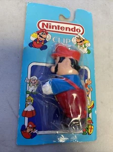 Vintage 1989 Nintendo America Mario Clip On Figure - Picture 1 of 2