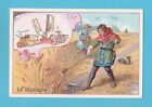 FRENCH  ADVERTISING  -  ANONYMOUS  -  LA  MOISSON  -  ADVERTISING  CARD 