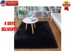 Large Shaggy Area Rug Anti Slip Floor Mat Fluffy Carpets for Bedroom Living Room - Picture 1 of 10