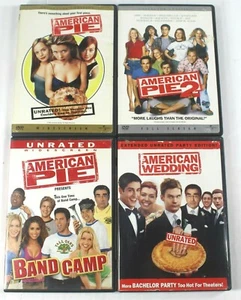 American Pie 4 DVD Movie Lot Includes 1 and 2, American Wedding, Band Camp  - Picture 1 of 4